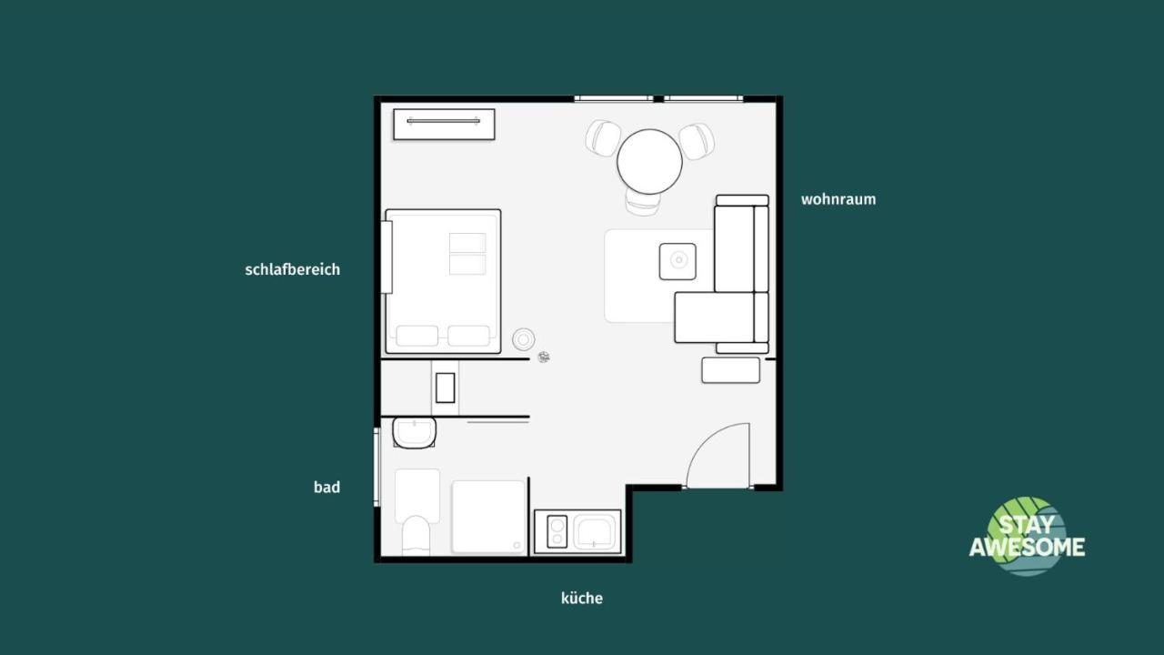 Stay Awesome - Schonfeld Apartment, Netflix Und Kostenloses Parken Kassel Exteriör bild